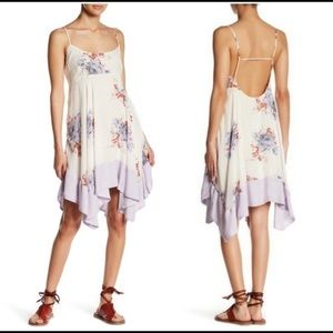 NWOT Free People Bloom Mini Floral Dress XS